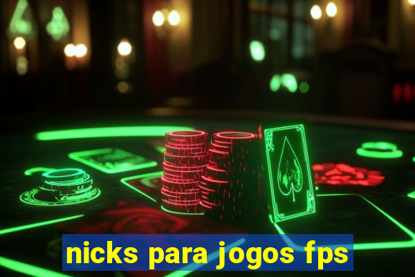 nicks para jogos fps